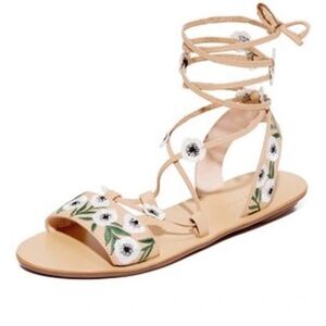 Loeffler Randall Fleura laceup Sandals